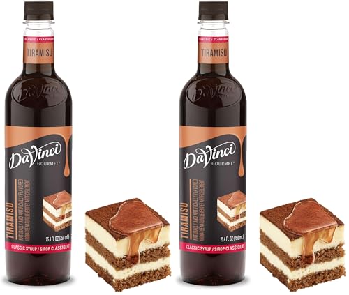 Image of DaVinci Gourmet Tiramisu Syrup | 25.4 Fluid Ounce | Pack of 2 | Classic
