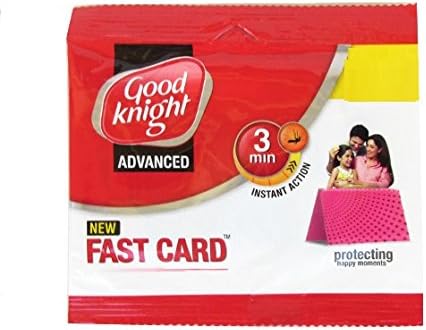 Good Knight Advanced Fast Card - 10 Units [Pack of 15]: Buy Online at ...