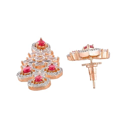 Women's Sparkling Elegance CZ Waterfall Jewellery Set, Gift Ready
