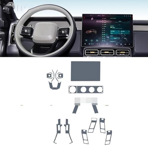 Film protection PPF Chery iCAR V23 TPU évite rayures console - 3