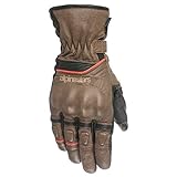 Alpinestars Cafe Divine Drystar Leather Men's Street Motorcycle Gloves - Brown/Black/Large