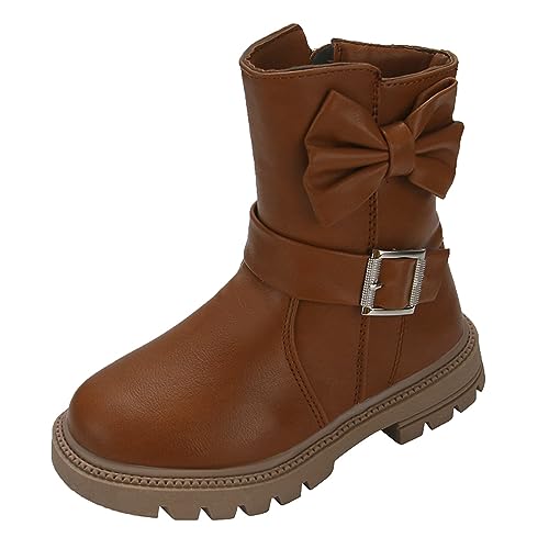 Chaussures fille tendance à lacets bottes de neige hiver beige
