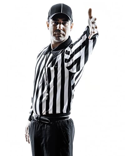 Chemise d'arbitre officielle de qualité avec cordon acier - 7