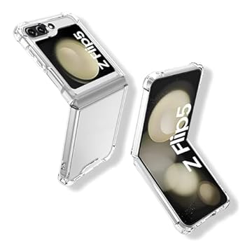 Capa Capinha Case Transparente Premium Silicone Antichoque para Samsung Galaxy Z Flip 5