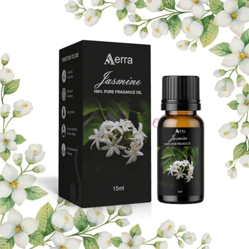 Image of Aerra Jasmine Fragrance Oil 15ml | Candles, Soaps & Diffuser |