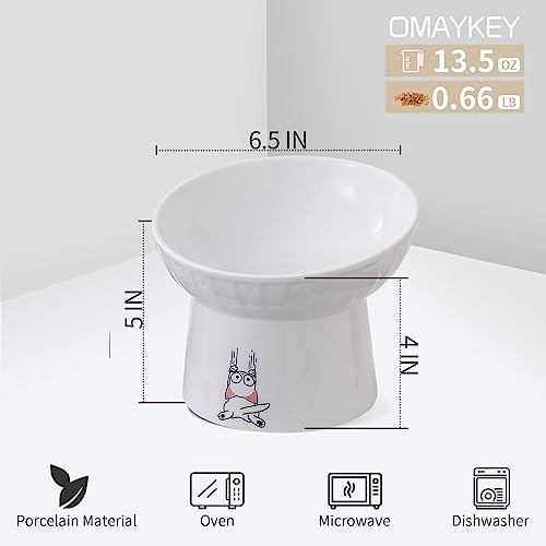 Omaykey65inchextrawideceramicraisedcatbowlsporcelaintiltedelevatedcatfoodwaterbowldishstressfreepetfeederdishesforcatssmalldogswhiskerfatiguewhitepink Urban Country Home Decor Omaykey 65 inch extra wide ceramic raised cat bowls porcelain tilted elevated cat food water bowl dish stress free pet feeder dishes for cats small dogs whisker fatigue white pink urban country home decor