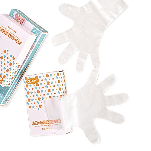 Ck Ck Tech Kids Gloves Eco-Friendly Disposable Gloves For Kids Ages 3-5. Multipurpose Use - Latex Free, Powder Free, Bpa Free, 100% Recyclable (White) #TOP6