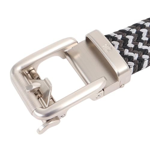 Black Clover New Live Lucky Stretch Braided Luck Grey Cut-to-Fit Belt w/Rachet System3