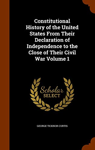 Constitutional History of the United States Fro... 1344131735 Book Cover