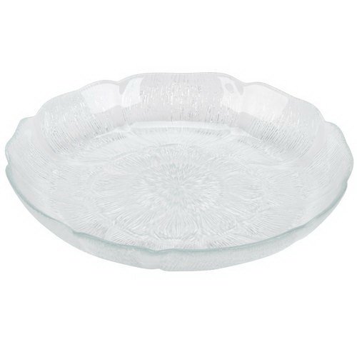 Cardinal Arcoroc 48728 15 oz. Fleur Glass Soup / Deep Salad Plate / Bowl 6 / Pack