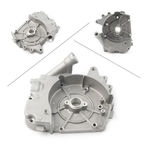 Protector estator para GY6 50cc 80cc cubierta de carter plateada universal para ciclomotor 5
