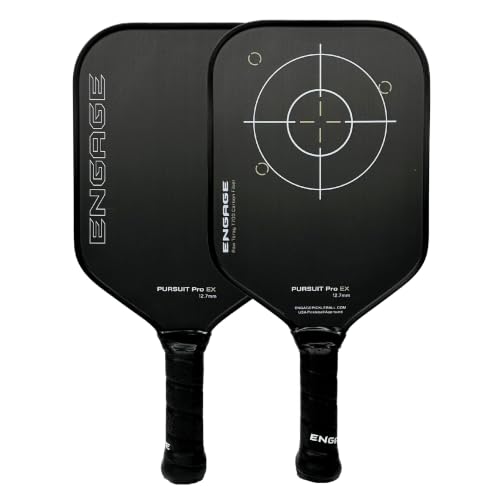 Engage Pursuit Pro EX Raw Carbon Pickleball Paddle...