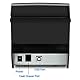 Excelvan E58 - Bluetooth Thermodrucker für Belege und Tickets (58 mm, Android, iOS, Windows, Linux, 130 mm/s, ESC/POS, USB), Schwarz