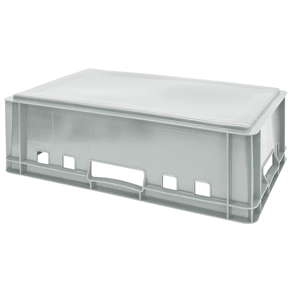 Kingpower 6 Cassette Euro E2 Impilabili 60x40x20 Cm - Contenitori In Plastica Alimentare Rosso