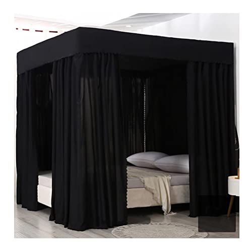 Moustiquaire lit 180x220 contre les moustiques avec rideau occultant facile à poser - 2