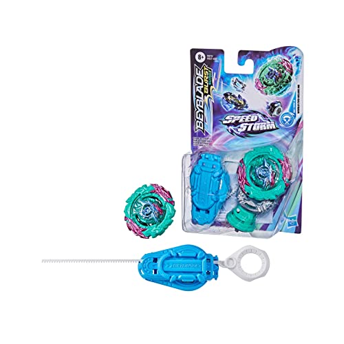 Beyblade Burst Surge Speedstorm - Kit Inicial - Top World EVO Helios H6 - Top de Batalla Tipo Ataque con Lanzador - Juguete para niños