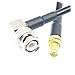 BNC Male Plug Right Angle to SMA Female Jack RF RG58 Pigtail Jumper Cable 20inch 50cm