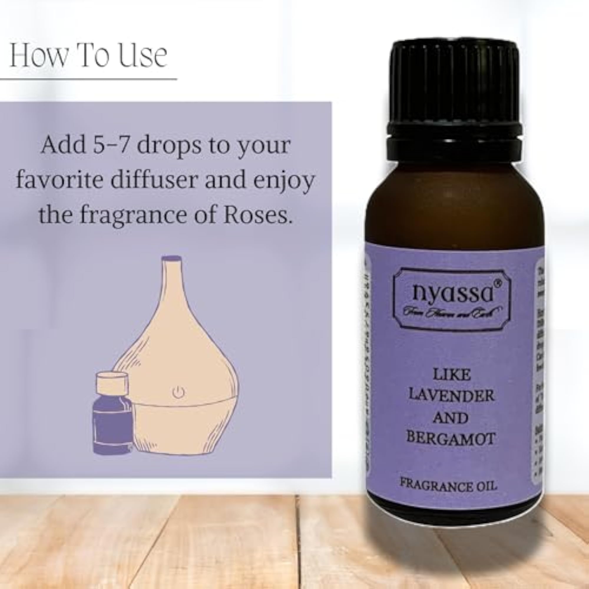 Lavender and Bergamot Fragrance Oils, 20ml