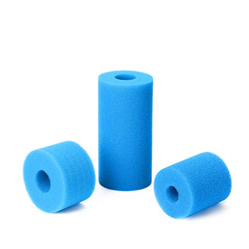 Cartucho de esponja de espuma de filtro de piscina reutilizável lavável para Intex tipo A