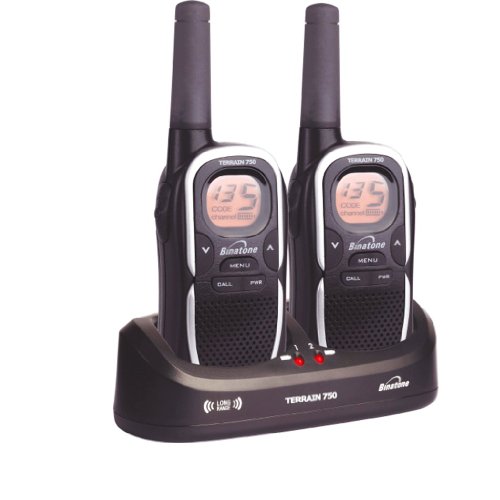 6 mejores Walkie Talkies 24 Binatone Terrain 750 - Walkie-Talkie (8 KM), negro