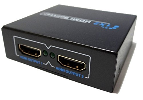 Adaptador Hdmi 1.4 Splitter Duplicador 2x monitor Full Hd 3D Imagem Xbox Playstation