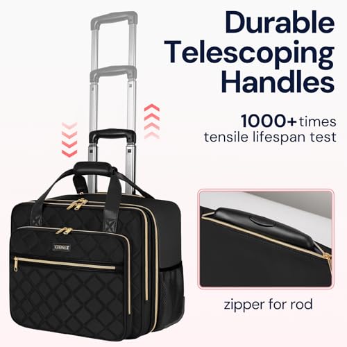 Ytonet Rolling Laptop Bag Women