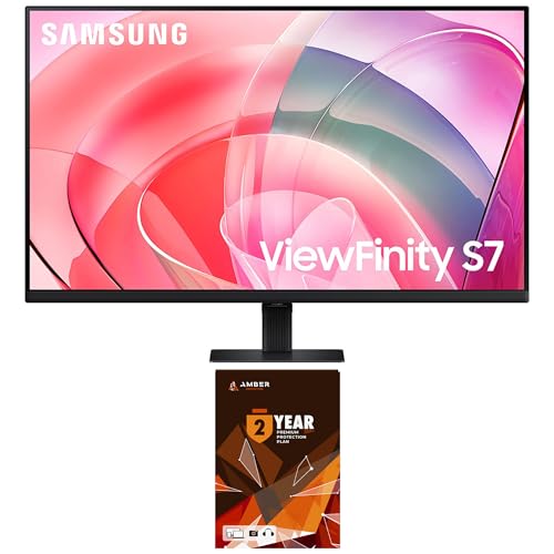 Image of Samsung LS37D700EANXZA 37 Inch ViewFinity 4K UHD HDR10 High Resolution Monitor with 2 Year Amber Protection Plan (2025)