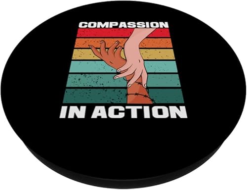 Miniatura 2 de Compassion In Action  Vintage Social Worker PopSockets Standard PopGrip