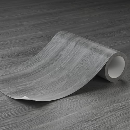 Carrelage de sol en vinyle gris imperméable résistant 30x300cm - 4