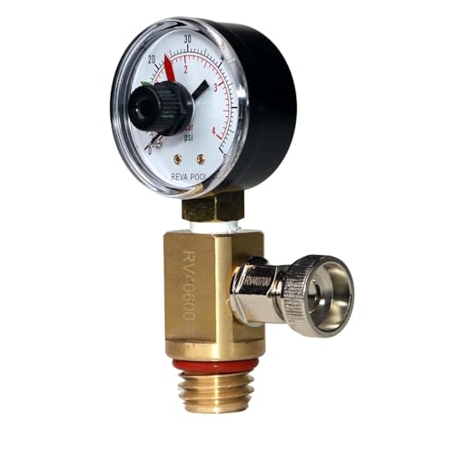 RV40600 Brass Manual Air Relief Valve Assembly Replacement for Most Pentair Filters: Replaces 98209800, 98209803