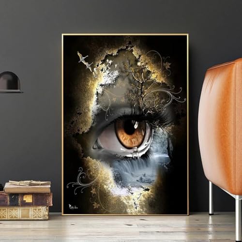 Affiches et impressions abstraites pour habiller un grand mur vide de salon