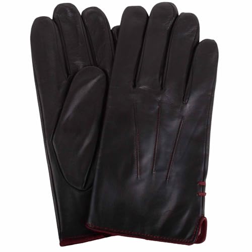 Gants en cuir véritable pour homme pour ne plus avoir froid aux mains en taille S