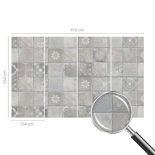 Papier peint autocollant pose murale facile Tulup rénovation rapide sans bavure - 5