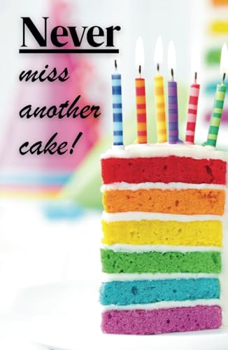 Small Birthday Reminder Calendar Book: Important Dates to Remember Organizer with Monthly Tabs for Recording Anniversaries and Birthdays Never miss another cake!