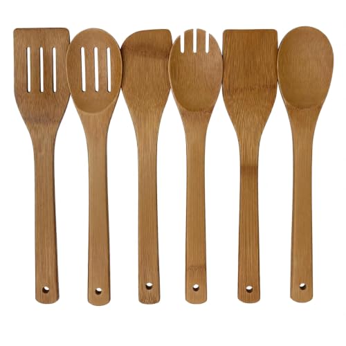 Natural Carbonized Bamboo Spoons  - image 1