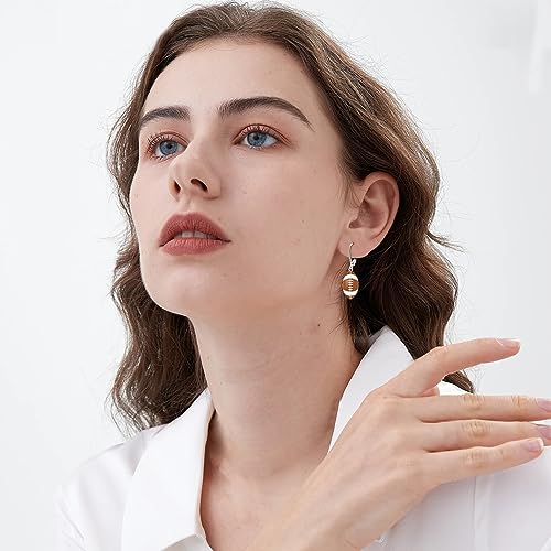 JUSTKIDSTOY 925 Sterling Silver Ball Earrings Sports Leverback Dangle Drop Earrings Jewelry Gifts for Women Girls4