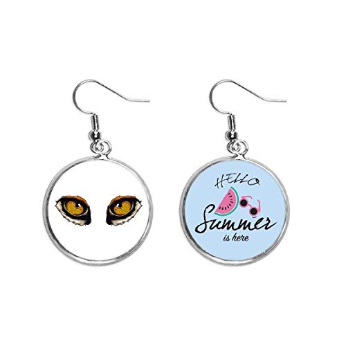 Pendientes de sandía y zorro ideales para lucir en tus planes y paseos de verano