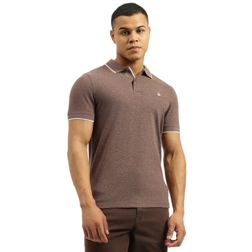 Image of United Colors of Benetton Men's Solid Regular Fit Tshirt