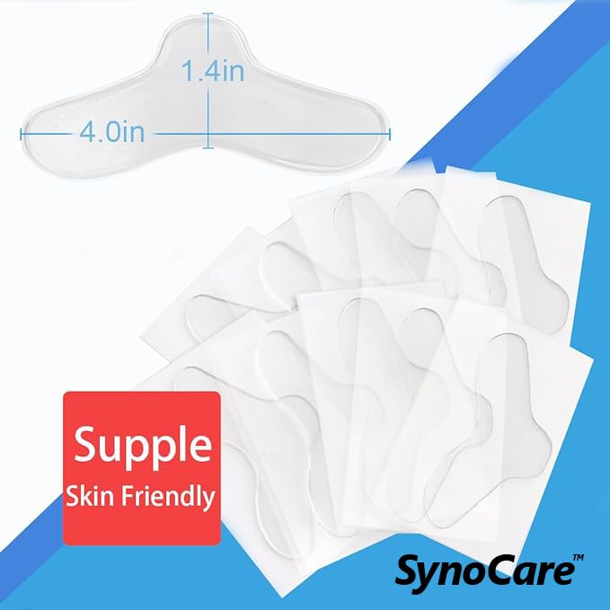 Synocare cpap nasal pad (pack of 4 packs), soft nose gel pads for CPAP masks, prevention of leakage, adaptable and trim-to-size, sleep apnea therapy again Synocare cpap nasal pad (pack of 4 packs), soft nose gel pads for CPAP masks, prevention of leakage, adaptable and trim-to-size, sleep apnea therapy again