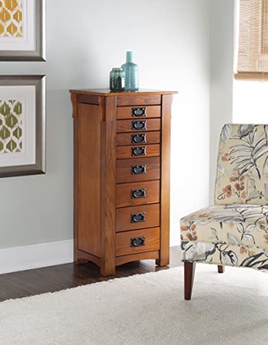 Powell Powell Oak Jewelry Armoire