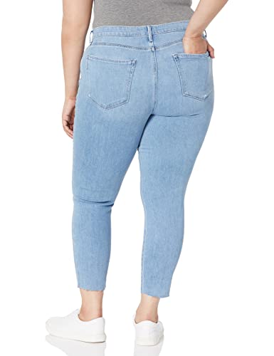 PAIGE Women's Bombshell Crop Raw Hem2