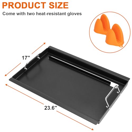 DELSbbq 17" Full-Size Griddle for Charbroil Performance 4-Burner Gas Grills by DELSbbq - Used condition - Image 2