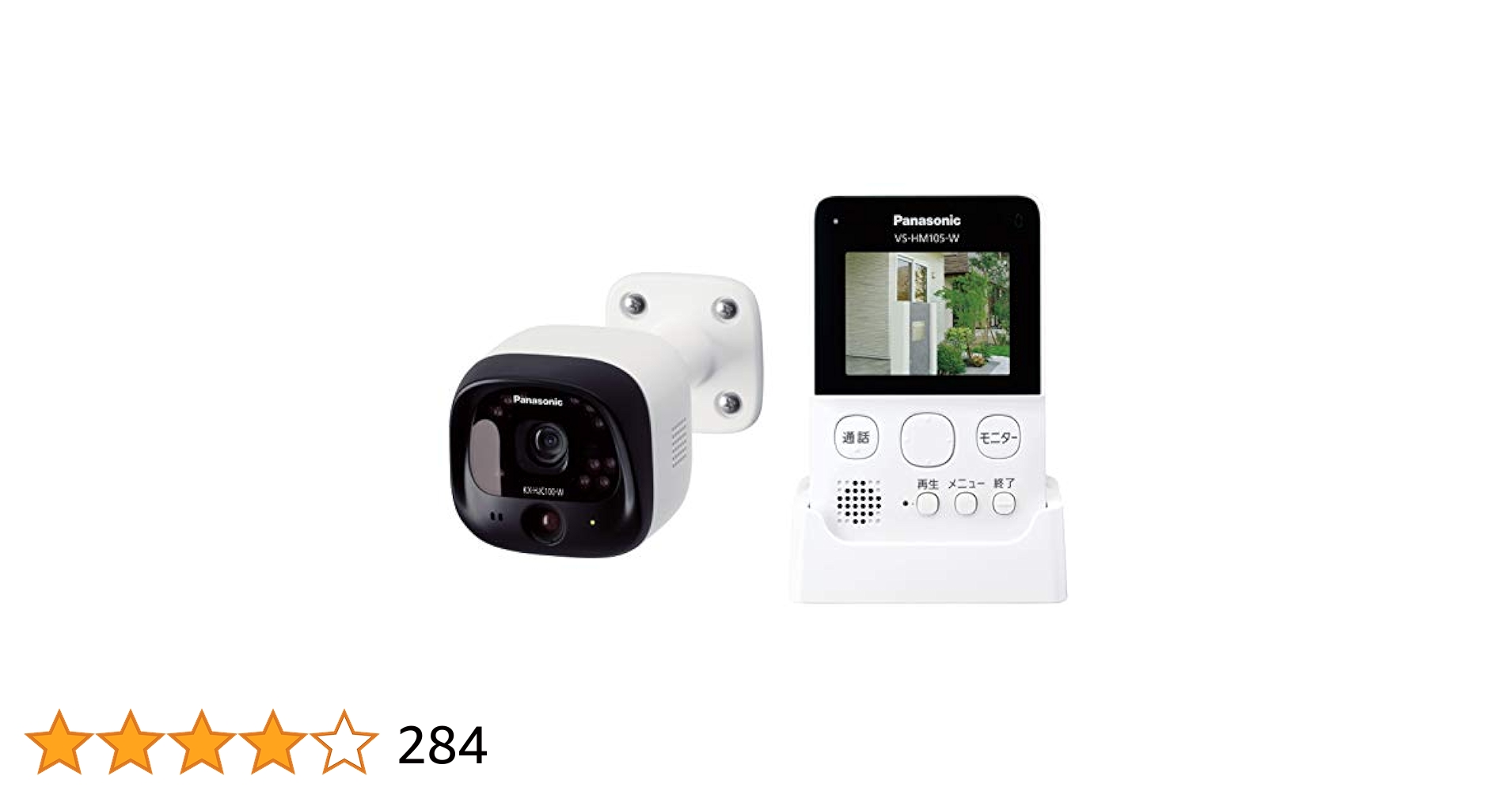 パナソニック モニター付き屋外カメラ VS-HC105-W 防犯カメラ 概要 モニター付き屋外カメラ VS-HC105 | ホームネットワーク