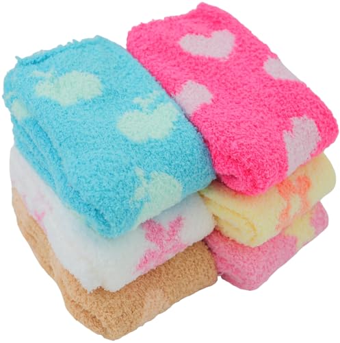 Image of ToBeInStyle Women's Pack of 6 Assorted Style Winter Socks