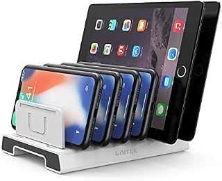 Unitek Adjustable Universal Multi Device Organizer Dock Stand Holder Compatible for iPhone, iPad, Kindle, Fire Tablet, Samsung Galaxy, Google Nexus, Pixel, All Electronic Devices-No Charging Port