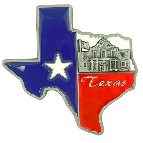 Imán decorativo forma Texas 2.5 pulg miniatura 1