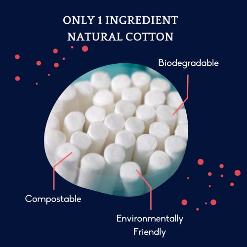 The Essentials Cotton Rolls Non-Sterile High Absorbent Cotton, Medium/Size 2, 2000 Rolls/Box #TOP4