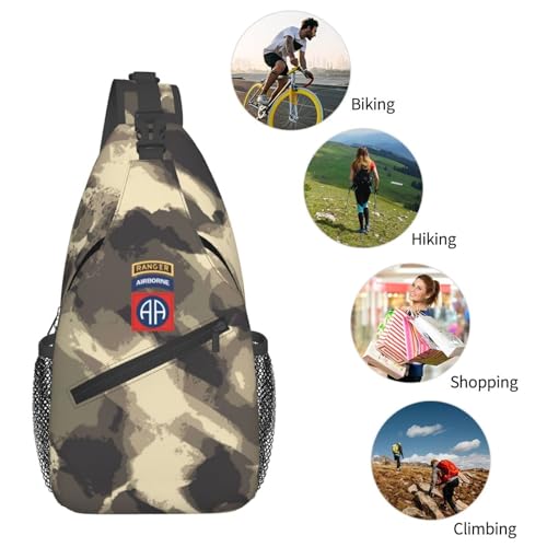 Bolso tipo sling para hombre pequeño, negro y resistente al agua miniatura 5