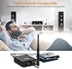 1Mii Drahtlos Audio Sender Empfänger, 2.4G Große Reichweite Transmitter and Receiver Kit Low Latency für HiFi-Musik von TV/PC zu Aktivlautsprechern/Stereo/Subwoofer/CD, Cinch-Ausgang/Eingang 320ft