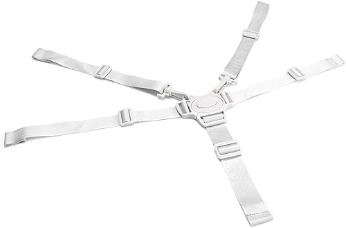 Miniatura 4 de Correas de arnés de asiento de tres puntos para una silla alta de repuesto para silla alta 5 cinturones niños niños 3 o cochecito de 5 puntos de